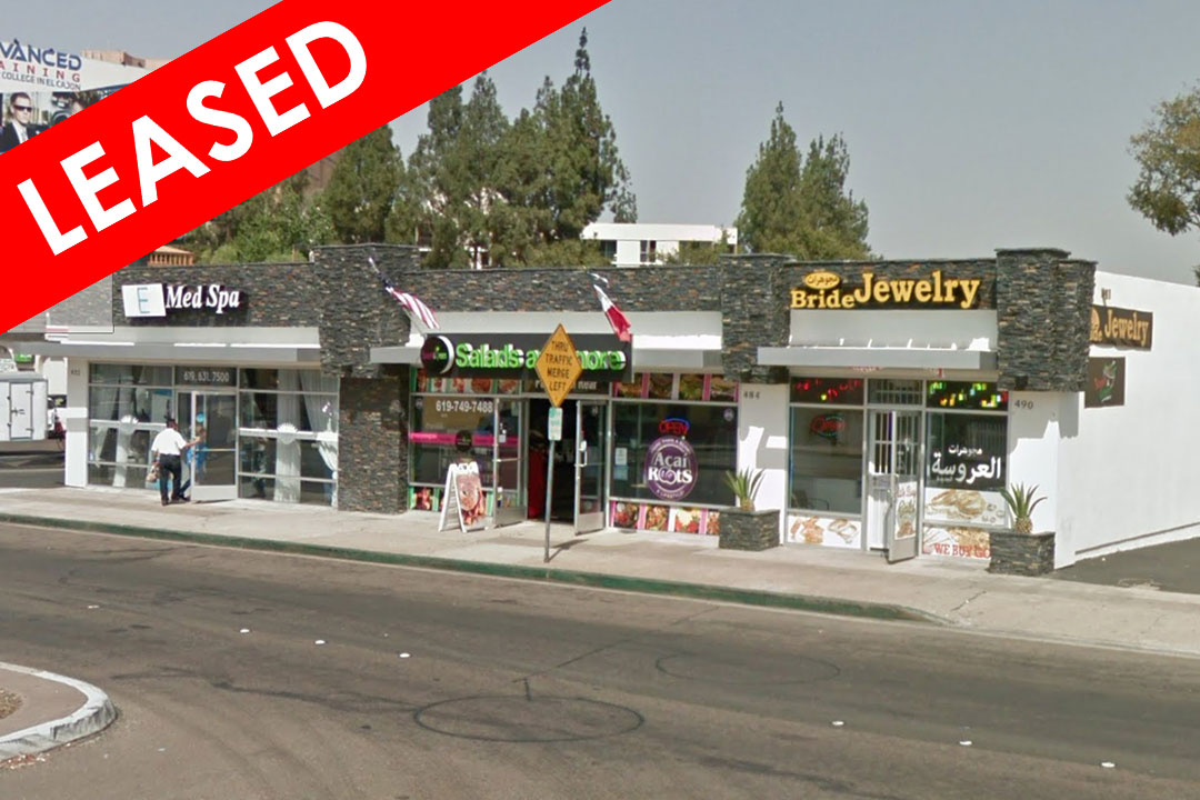Main Street — Commercial Lease, El Cajon, CA